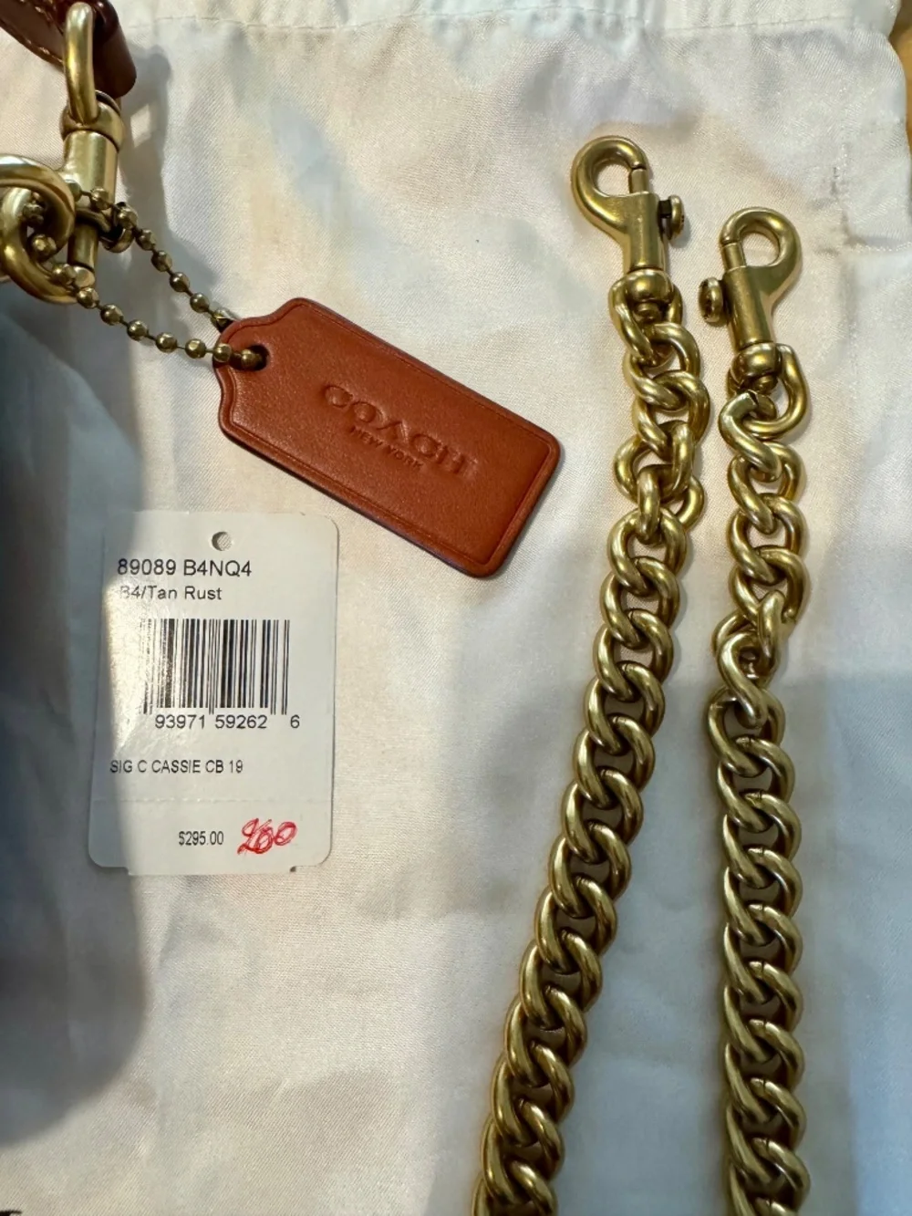 Coach Cassie 19 Tan/Rust Signature - Picture 2 of 6